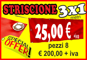 striscioni in pvc